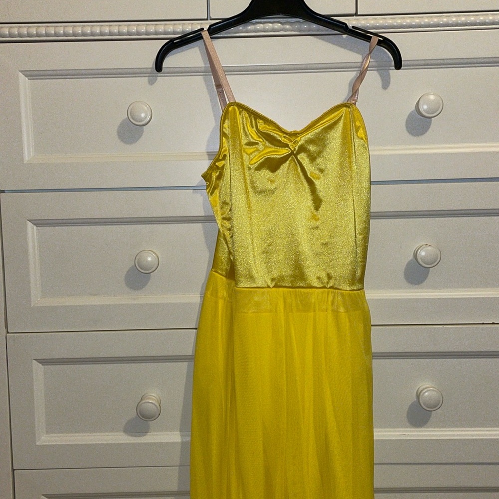 Yellow Maxi Salsa Dress